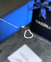 Eternal Ice Combo – Solitaire Ring & HeartLink Bracelet Set by Atrangi Jewellery