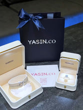 Eternal Ice Combo – Solitaire Ring & HeartLink Bracelet Set by Atrangi Jewellery